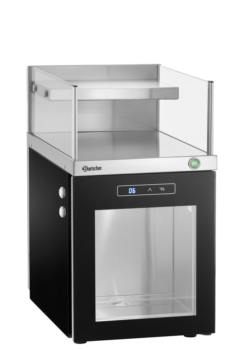 Combi réfrig. à lait-chauffe-tasses