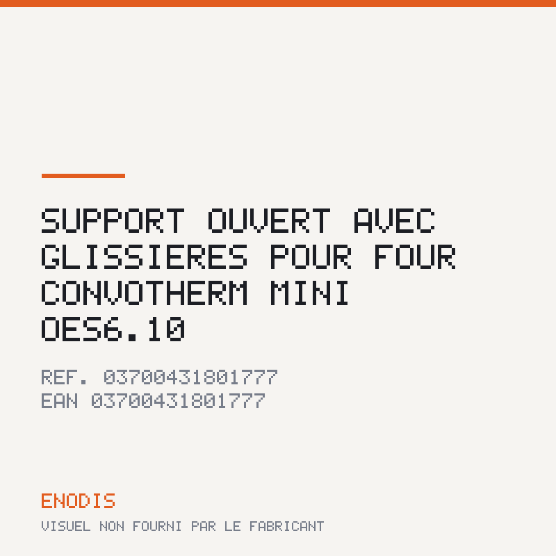Support ouvert avec glissières pour four CONVOTHERM Mini OES6.10