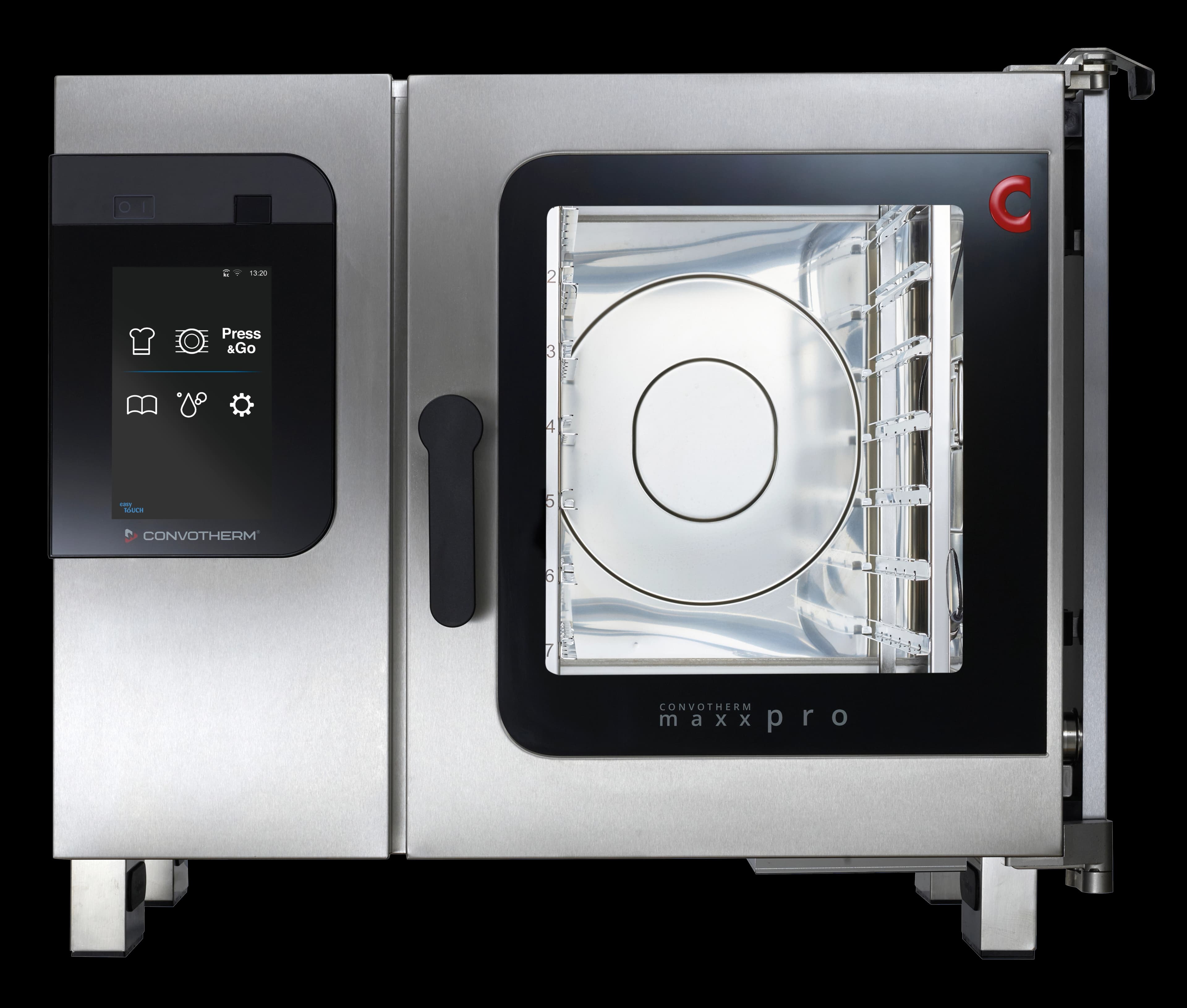 CONVOTHERM Four Mixte Electrique 7 niveaux GN1/1 Maxx Pro easyTouch avec Porte Escamotable