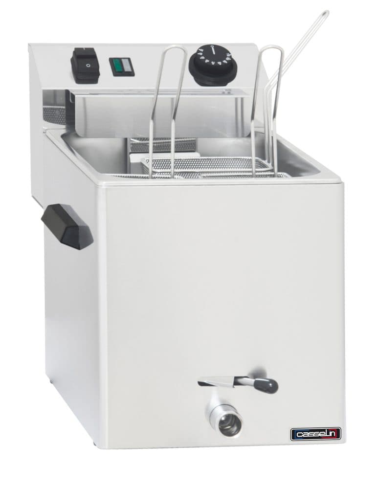 Cuiseur à pâtes électrique
avec vanne de vidange - 3 paniers