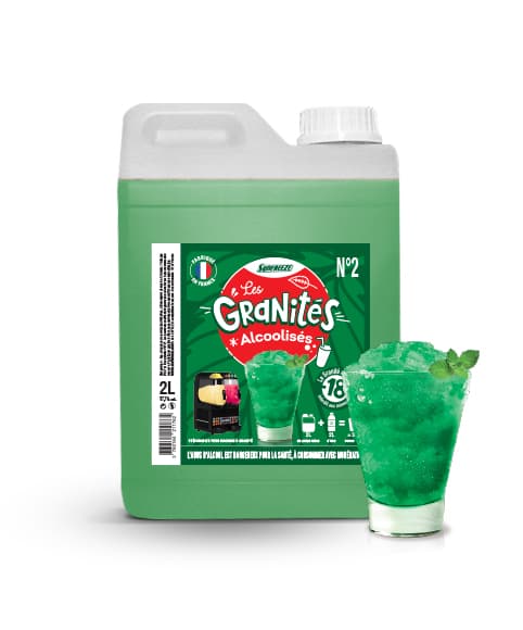 JET MENTHE Granités alcoolisés