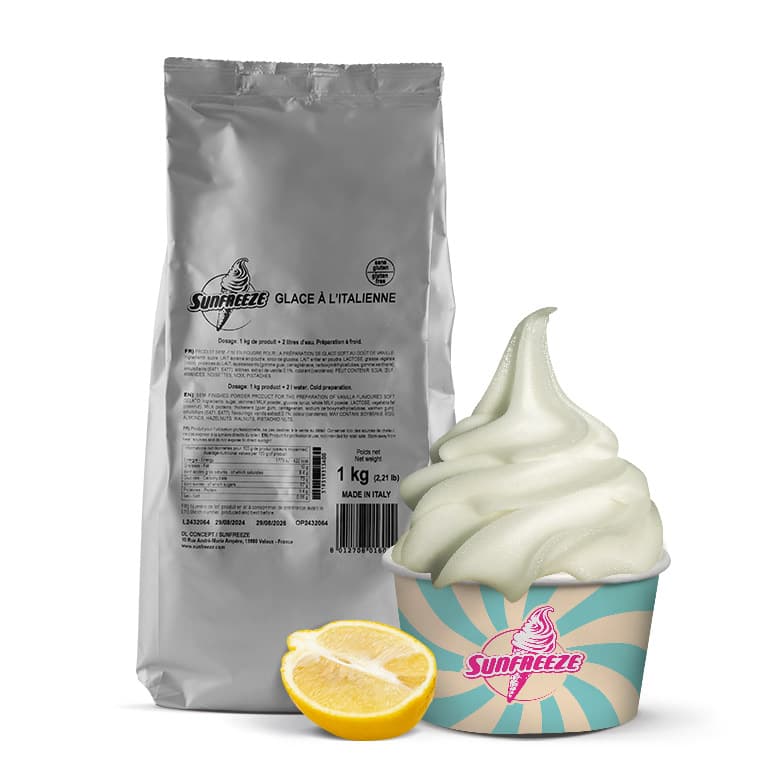 PREPARATION GLACE A L'ITALIENNE
SORBET CITRON/CREPONNE